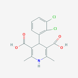 4-(2,3-Dichlorophenyl)-2,6-dimethyl-1,4-dihydropyridine-3,5-dicarboxylic acid