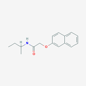 molecular formula C16H19NO2 B187682 N-Butan-2-YL-2-naphthalen-2-yloxy-acetamide CAS No. 6137-46-8