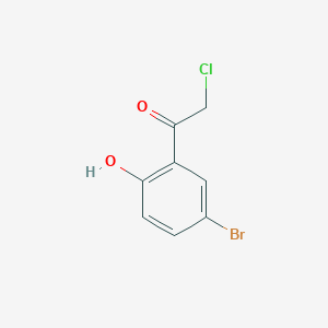 molecular formula C8H6BrClO2 B187684 1-(5-Bromo-2-hydroxyphenyl)-2-chloroethanone CAS No. 100959-21-5