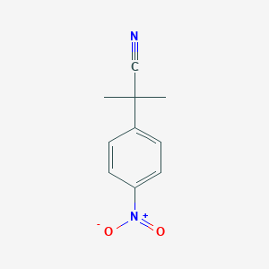 molecular formula C10H10N2O2 B187685 2-Methyl-2-(4-nitrophenyl)propanenitrile CAS No. 71825-51-9