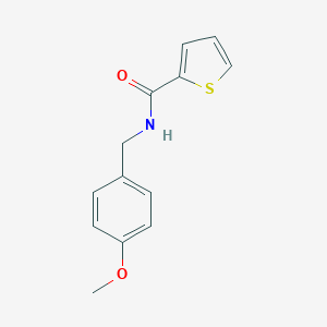 molecular formula C13H13NO2S B187695 N-[(4-methoxyphenyl)methyl]thiophene-2-carboxamide CAS No. 5345-10-8