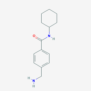 molecular formula C14H20N2O B187703 N-Cyclohexyl 4-(aminomethyl)benzamide CAS No. 172735-66-9