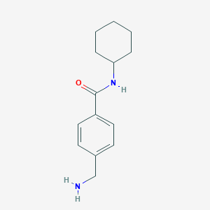 molecular formula C14H20N2O B187703 4-(Aminomethyl)-N-cyclohexylbenzamide CAS No. 172735-66-9