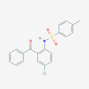 molecular formula C20H16ClNO3S B187709 N-(2-benzoyl-4-chlorophenyl)-4-methylbenzenesulfonamide CAS No. 4873-59-0