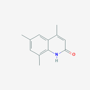 molecular formula C12H13NO B187718 4,6,8-Trimethyl-quinolin-2-ol CAS No. 42414-28-8