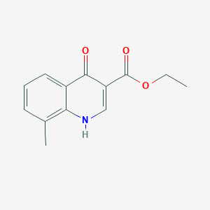 molecular formula C13H13NO3 B187721 Ethyl 8-methyl-4-oxo-1,4-dihydroquinoline-3-carboxylate CAS No. 77156-75-3