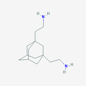 molecular formula C14H26N2 B187726 2,2'-(Adamantane-1,3-diyl)diethanamine CAS No. 51545-05-2