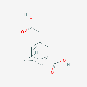molecular formula C13H18O4 B187728 3-(羧甲基)金刚烷-1-羧酸 CAS No. 56531-58-9