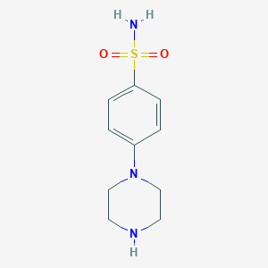 molecular formula C10H15N3O2S B187734 4-Piperazin-1-ylbenzenesulfonamide CAS No. 170856-87-8