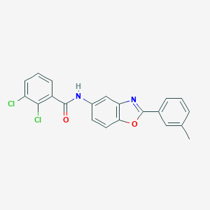 molecular formula C21H14Cl2N2O2 B187741 2,3-dichloro-N-[2-(3-methylphenyl)-1,3-benzoxazol-5-yl]benzamide CAS No. 5709-01-3