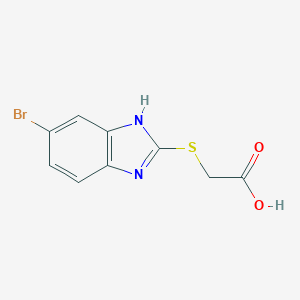 (6-Bromo-1H-benzoimidazol-2-ylsulfanyl)-acetic acid