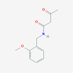 molecular formula C12H15NO3 B187747 N-(2-methoxybenzyl)-3-oxobutanamide CAS No. 331713-77-0