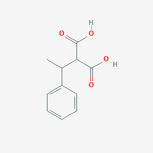 molecular formula C11H12O4 B187753 2-(1-Phenylethyl)propanedioic acid CAS No. 41103-90-6