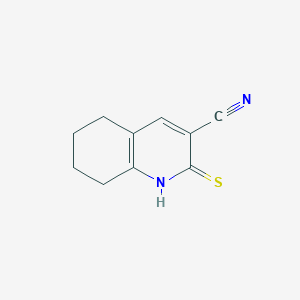 molecular formula C10H10N2S B187767 2-Mercapto-5,6,7,8-tetrahydroquinoline-3-carbonitrile CAS No. 112629-69-3