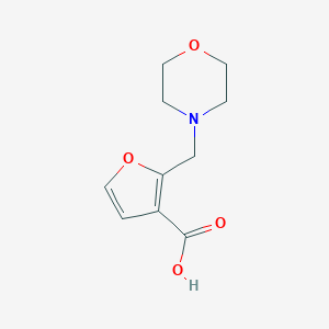 molecular formula C10H13NO4 B187777 2-Morpholin-4-ylmethyl-furan-3-carboxylic acid CAS No. 436099-81-9