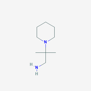 molecular formula C9H20N2 B187779 1-(2-Amino-1,1-dimethylethyl)piperidine CAS No. 54151-73-4