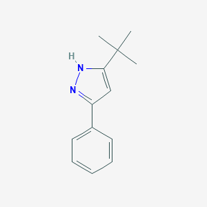 molecular formula C13H16N2 B187786 3-tert-butyl-5-phenyl-1H-pyrazole CAS No. 62072-12-2