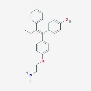 molecular formula C25H27NO2 B018779 恩多西芬，(E)- CAS No. 110025-28-0