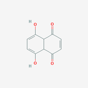 molecular formula C10H8O4 B187794 5,8-Dihydroxy-4a,8a-dihydronaphthalene-1,4-dione CAS No. 887574-80-3