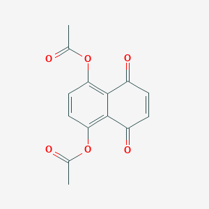 molecular formula C14H10O6 B187797 Naphthazarin diacetate CAS No. 14569-45-0