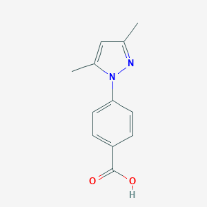 molecular formula C12H12N2O2 B187809 4-(3,5-dimethyl-1H-pyrazol-1-yl)benzoic acid CAS No. 81282-82-8