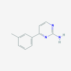 4-(3-Methylphenyl)pyrimidin-2-amine
