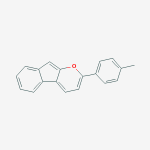 molecular formula C19H14O B187817 2-(4-Methylphenyl)indeno[2,1-b]pyran CAS No. 62096-33-7