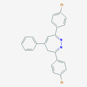 3,7-Bis(4-bromophenyl)-5-phenyl-4H-1,2-diazepine