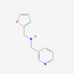 molecular formula C11H12N2O B187821 Furan-2-ylmethyl-pyridin-3-ylmethyl-amine CAS No. 460046-47-3