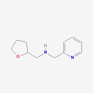 molecular formula C11H16N2O B187823 Pyridin-2-ylmethyl-(tetrahydro-furan-2-ylmethyl)-amine CAS No. 202199-02-8