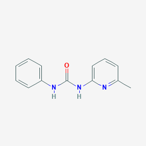 molecular formula C13H13N3O B187824 N-(6-Methyl-2-pyridinyl)-N'-phenylurea CAS No. 91597-29-4