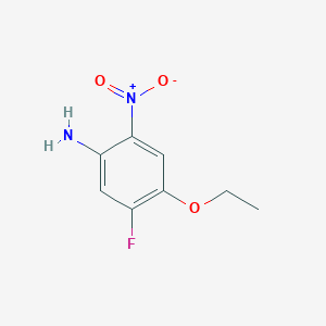 molecular formula C8H9FN2O3 B187832 4-Ethoxy-5-fluoro-2-nitroaniline CAS No. 503541-71-7