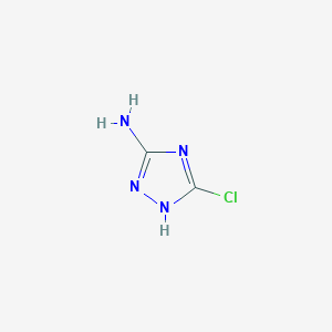 molecular formula C2H3ClN4 B187843 5-chloro-1H-1,2,4-triazol-3-amine CAS No. 130631-49-1