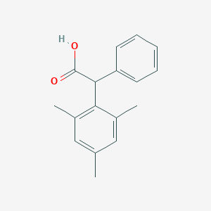 molecular formula C17H18O2 B187847 2-Phenyl-2-(2,4,6-trimethylphenyl)acetic acid CAS No. 3901-04-0