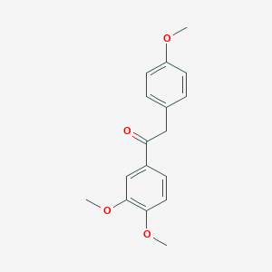 molecular formula C17H18O4 B187851 1-(3,4-Dimethoxyphenyl)-2-(4-methoxyphenyl)ethanone CAS No. 4927-54-2
