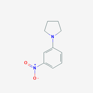 molecular formula C10H12N2O2 B187855 1-(3-Nitrophenyl)pyrrolidine CAS No. 132993-20-5