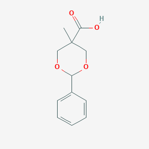 molecular formula C12H14O4 B187863 5-Methyl-2-phenyl-1,3-dioxane-5-carboxylic acid CAS No. 207850-04-2