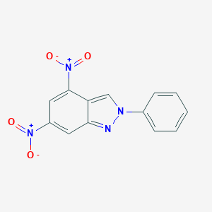 molecular formula C13H8N4O4 B187866 4,6-Dinitro-2-phenyl-2H-indazole CAS No. 308103-90-4
