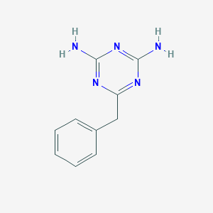 molecular formula C10H11N5 B187868 6-Benzyl-1,3,5-triazine-2,4-diamine CAS No. 1853-88-9