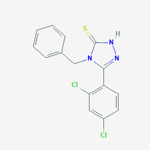 molecular formula C15H11Cl2N3S B187883 4-Benzyl-5-(2,4-dichlorophenyl)-4h-1,2,4-triazole-3-thiol CAS No. 23282-91-9