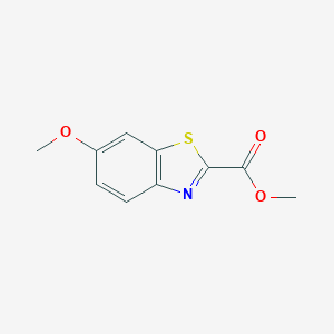 molecular formula C10H9NO3S B187889 6-甲氧基-1,3-苯并噻唑-2-甲酸甲酯 CAS No. 884-22-0