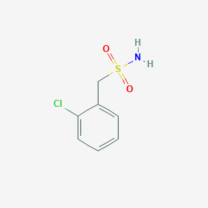 molecular formula C7H8ClNO2S B187895 (2-Chlorophenyl)methanesulfonamide CAS No. 89665-79-2