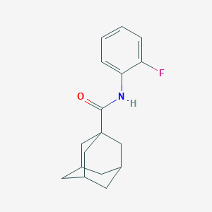 molecular formula C17H20FNO B187911 N-(2-氟苯基)金刚烷-1-甲酰胺 CAS No. 71458-43-0