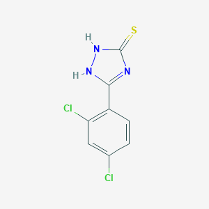 molecular formula C8H5Cl2N3S B187915 5-(2,4-Dichloro-phenyl)-4H-[1,2,4]triazole-3-thiol CAS No. 26028-68-2