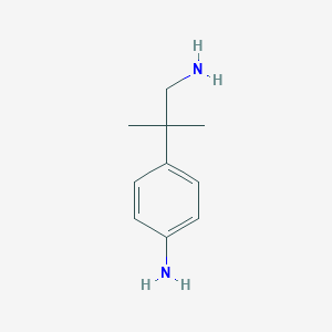 molecular formula C10H16N2 B187918 4-(1-Amino-2-methylpropan-2-yl)aniline CAS No. 115279-64-6