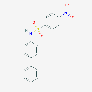 B187921 4-nitro-N-(4-phenylphenyl)benzenesulfonamide CAS No. 28842-70-8