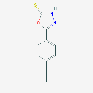 molecular formula C12H14N2OS B187931 5-(4-Tert-butylphenyl)-1,3,4-oxadiazole-2-thiol CAS No. 306936-90-3