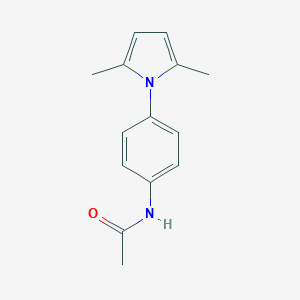 molecular formula C14H16N2O B187943 N-[4-(2,5-dimethylpyrrol-1-yl)phenyl]acetamide CAS No. 54609-10-8