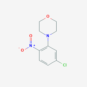 molecular formula C10H11ClN2O3 B187952 4-(5-Chloro-2-nitrophenyl)morpholine CAS No. 65976-63-8