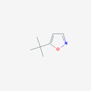 molecular formula C7H11NO B187953 5-Tert-butyl-isoxazole CAS No. 1122-01-6
